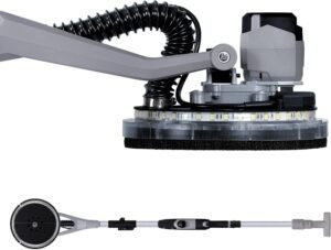 Lijadora Telescópica Werku Jirafa: La Aliada Profesional para Paredes y Techos