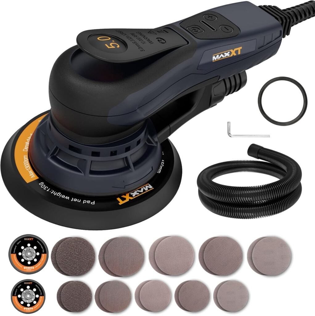 Lijadora Orbital MAXXT Brushless 350W: Precisión y eficiencia para profesionales de la carpintería en España